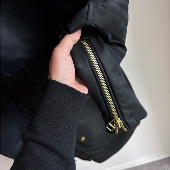 Veronica Beard Nylon Utility Jacket Navy Size 6 - Picture 4 of 7